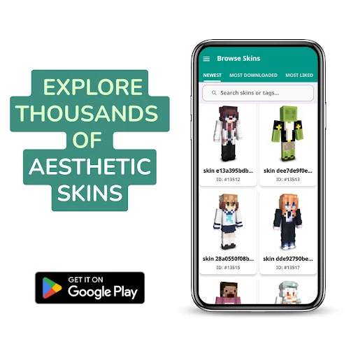 Aesthetic Skins for Minecraft