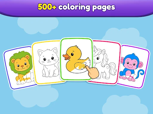 Coloring games for kids: 2-5 y