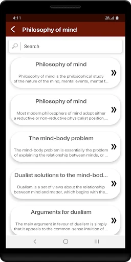 Philosophy of mind