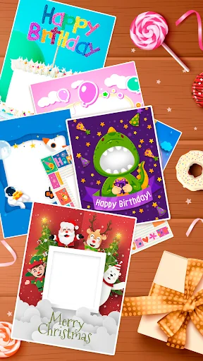 Birthday cards - Photo frames