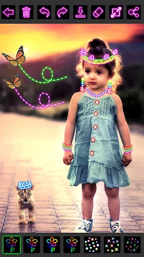 Glow Draw Photo Editor