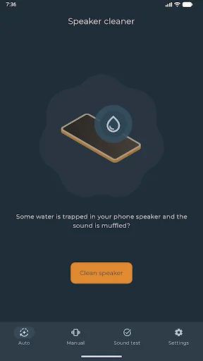 Speaker cleaner - Remove water