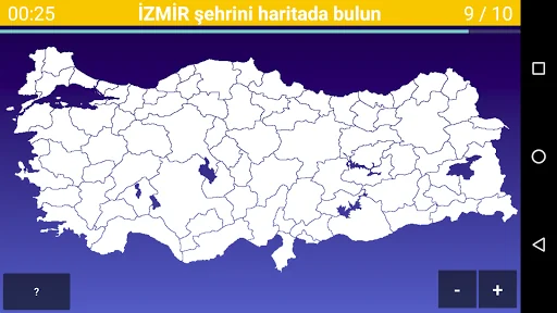 Harita Oyunu Türkiye: Şehirler