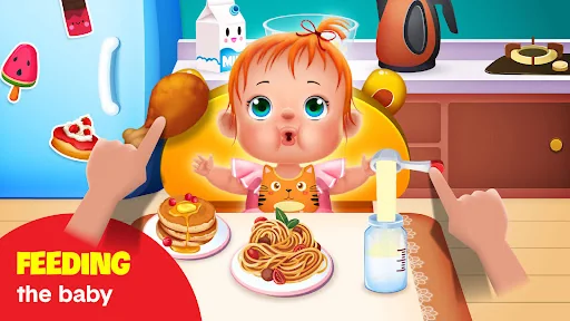 Baby care game for kids