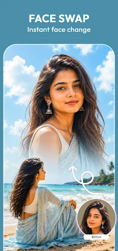 AI Saree & Dress Swap: MiSaree
