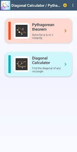 Pythagorean theorem calculator
