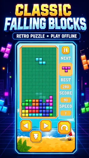 Classic Block : Falling Puzzle