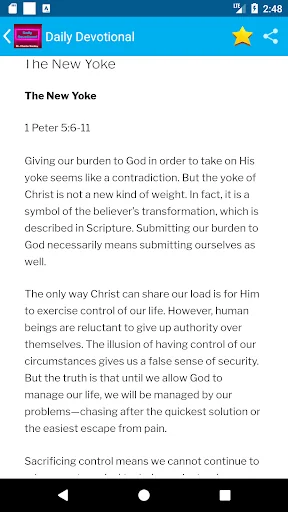 Devotional Dr. Charles Stanley