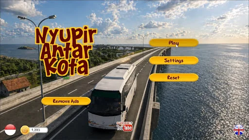 Bus Driving Around Java Island