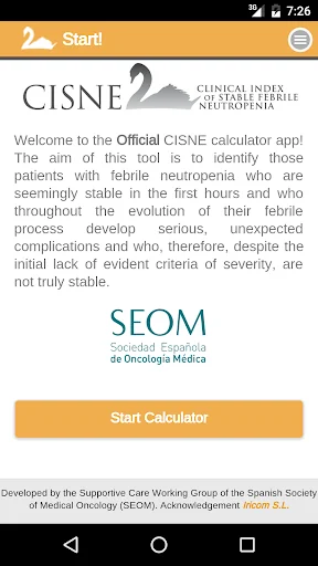 Official Cisne Calculator
