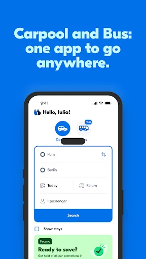 BlaBlaCar: Carpooling and Bus