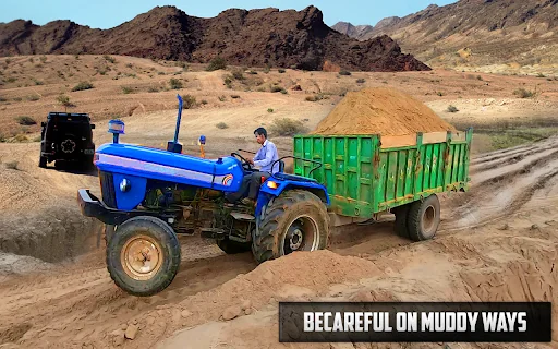 Tractor trolley Driving Game