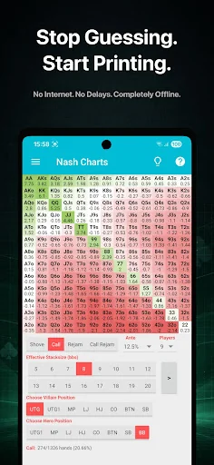 Preflop+ Poker GTO Nash Charts