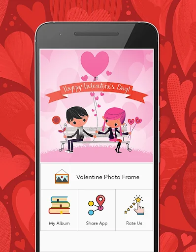 Valentine Day Photo Frame