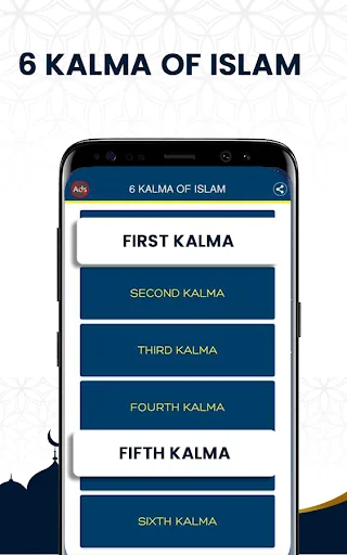 6 Kalma of Islam