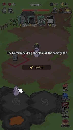Random Moai Defense