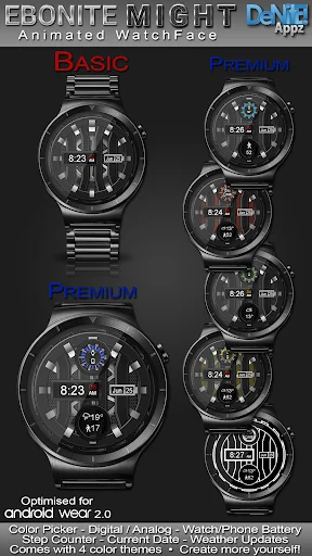 Ebonite Might HD Watch Face