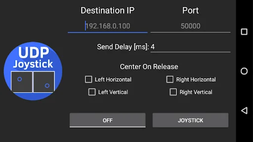 UDP Joystick