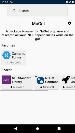MuGet: Mobile NuGet Browser