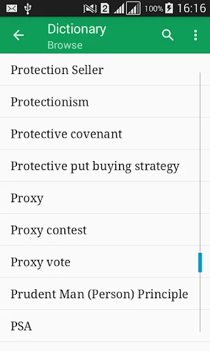 Financial Terms Dictionary
