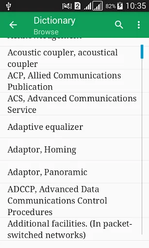 Telecommunications Dictionary
