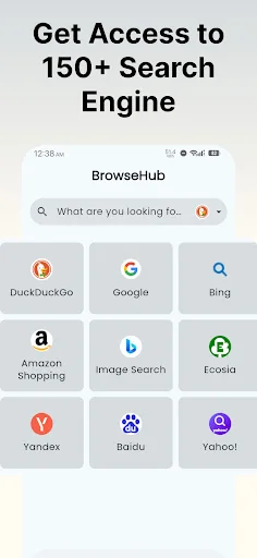 Browsehub: 150+ Search Engines