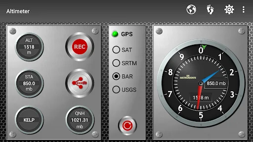 Altimeter & Altitude Widget