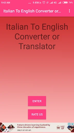 Italian To English Converter