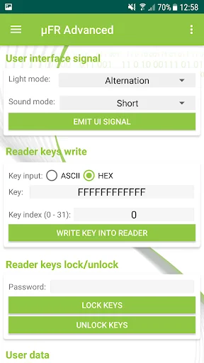 NFC Reader - µFR "Advanced"