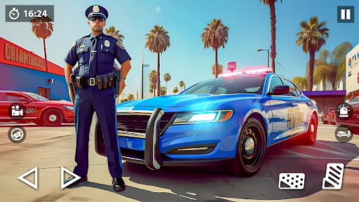 US Police Car Transporter Game