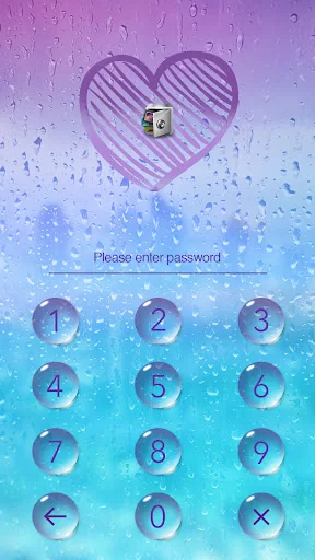 AppLock Theme Rain