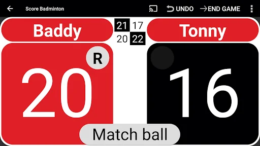 Score Badminton
