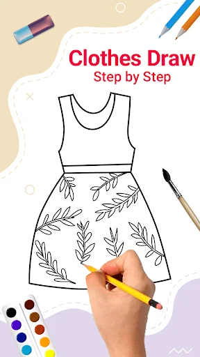 Clothes Draw Step by Step