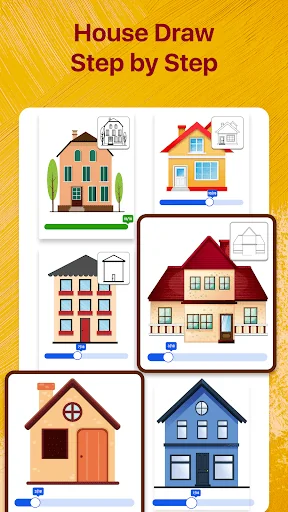 House Draw Step By Step