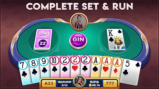 Gin Rummy Offline Classic Game