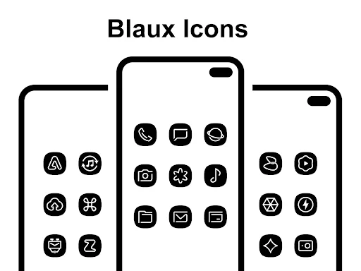 Blaux Black - Icon Pack