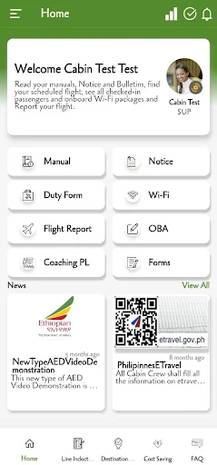 Ethiopian Crew App