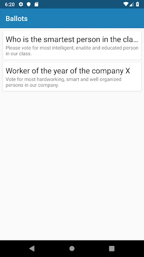 VoteMeApp