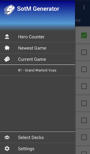 Generator for SotM