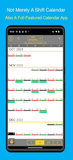 FireSync Shift Calendar