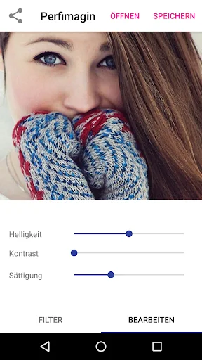 Fotobearbeitung mit Filter
