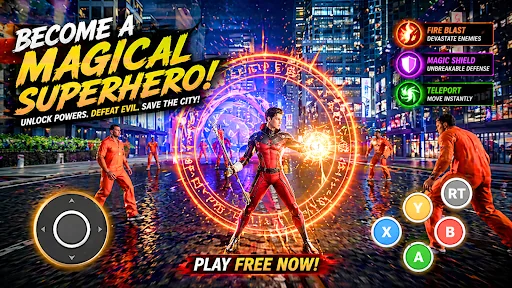 superpower magic power hero