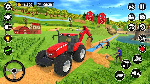 Real Tractor Driving Simulator