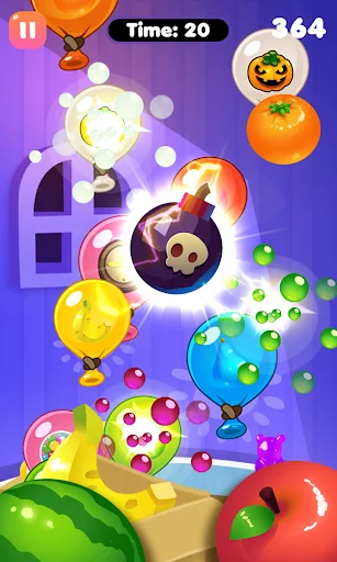 Balloon Pop Fruit Smash