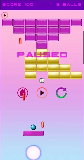 Retro Paddle Ball Classic Game