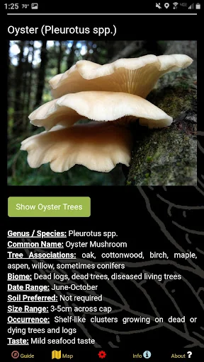 Tennessee Mushroom Forager Map