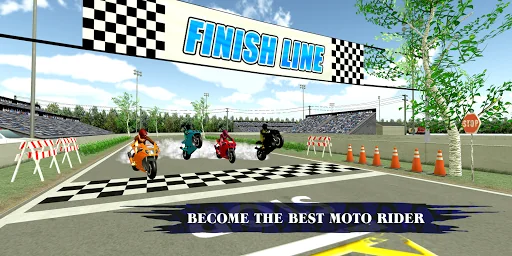 Moto Bike Rider Street Racing