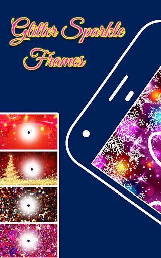 Glitter photo light effects