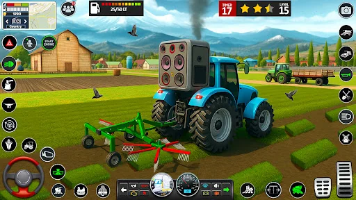 Big Farming Tractor Game 3D