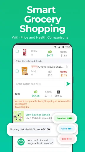 WiseList- grocery&money saving